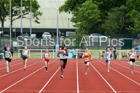 Girls under-13s 200 metres, North Eastern Track and Fields Champs., Middlesbrough. Photo: David T. Hewitson/Sports for All Pics
